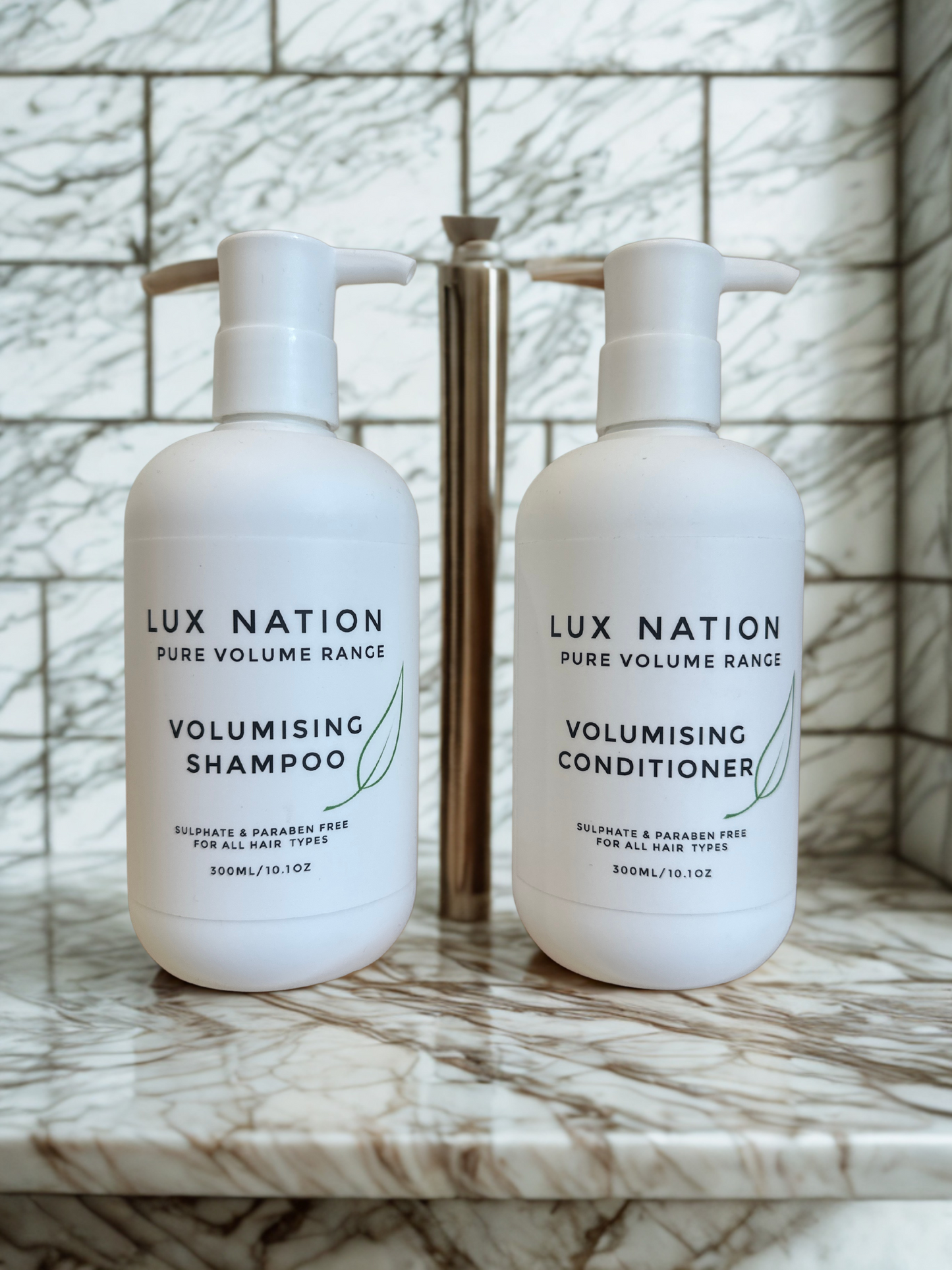 Organic volume shampoo + conditioner