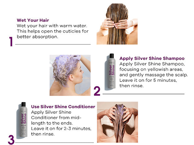 Silver shine shampoo