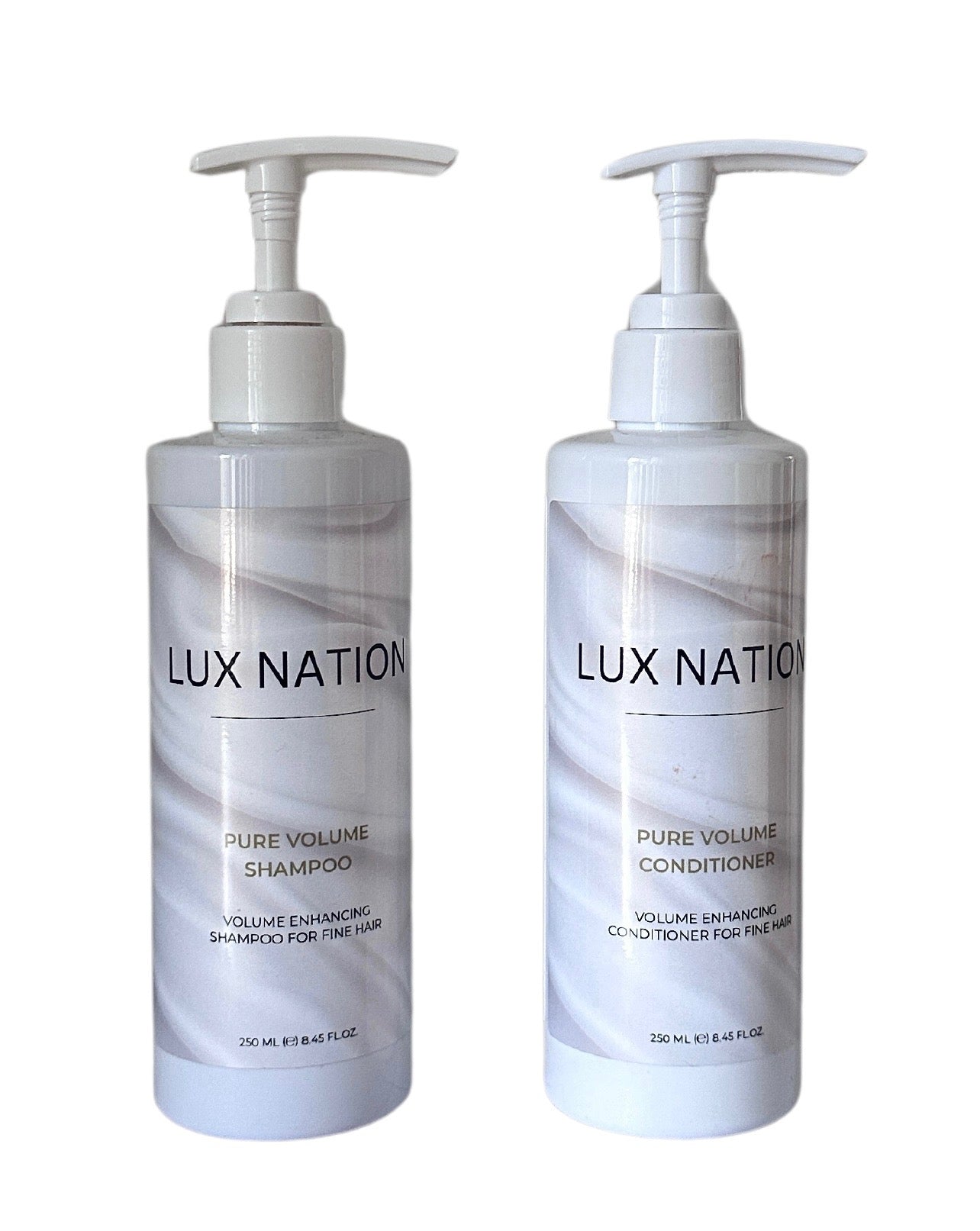 Organic pure volume shampoo + conditioner