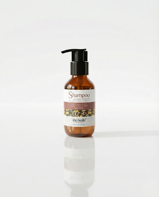 Travel size Tea Tree Oil Collagen Complex Shampoo 100ml. Airline-approved mini shampoo that cleanses the scalp, strengthens hair, and fits perfectly in carry-on luggage. Ideal for travel, gym, and holidays.