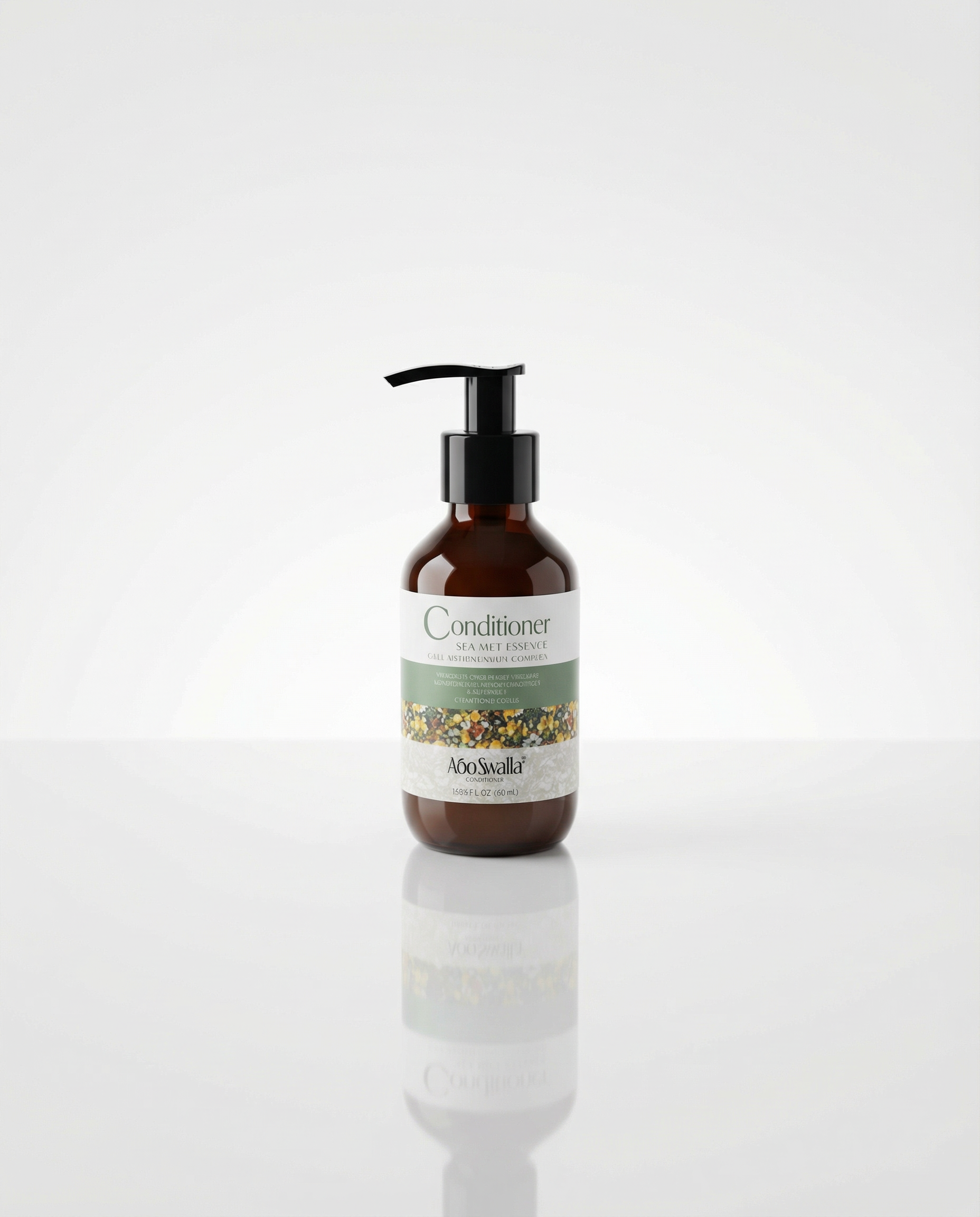 Travel size collagen conditioner with tea tree oil for healthy, strong, shiny hair