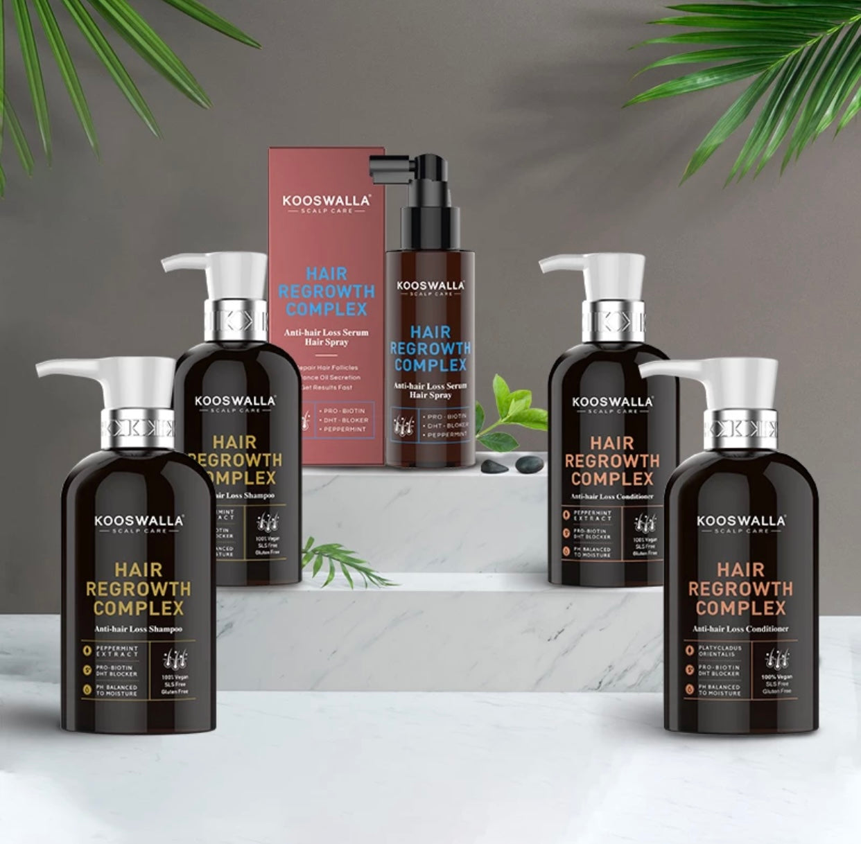 Kooswalla Hair Regrowth Complex Set (Anti Hair Loss)